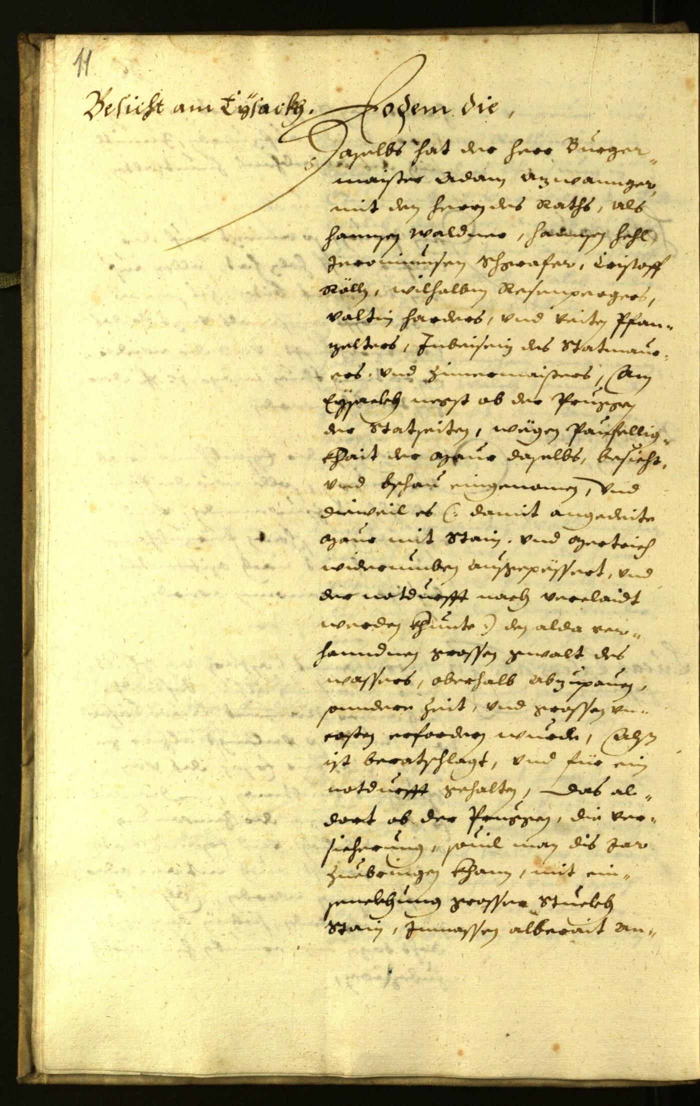 Civic Archives of Bozen-Bolzano - BOhisto Minutes of the council 1628 