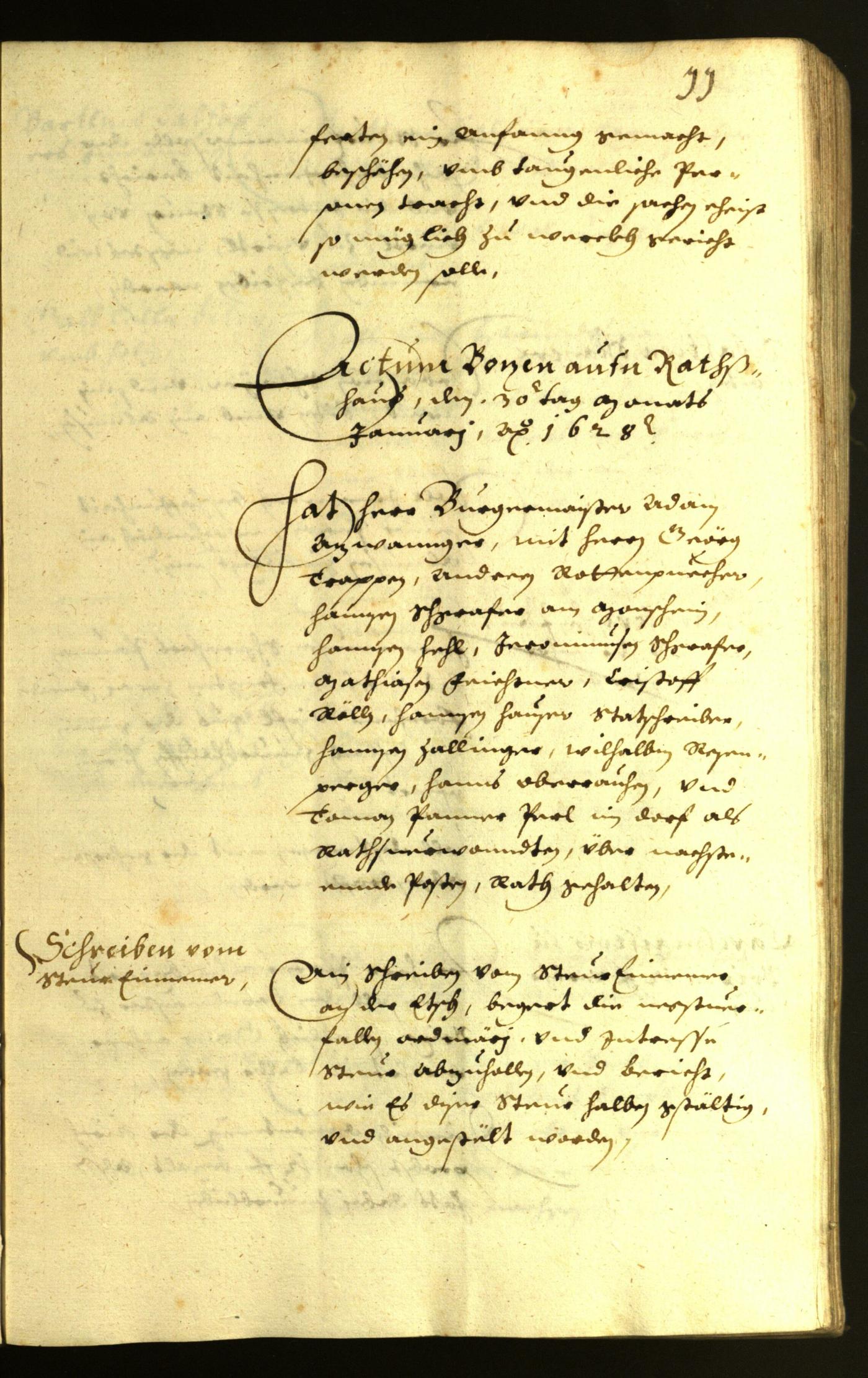 Civic Archives of Bozen-Bolzano - BOhisto Minutes of the council 1628 