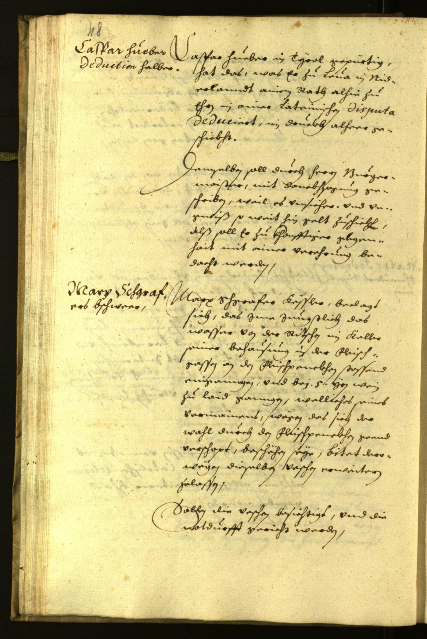 Civic Archives of Bozen-Bolzano - BOhisto Minutes of the council 1628 