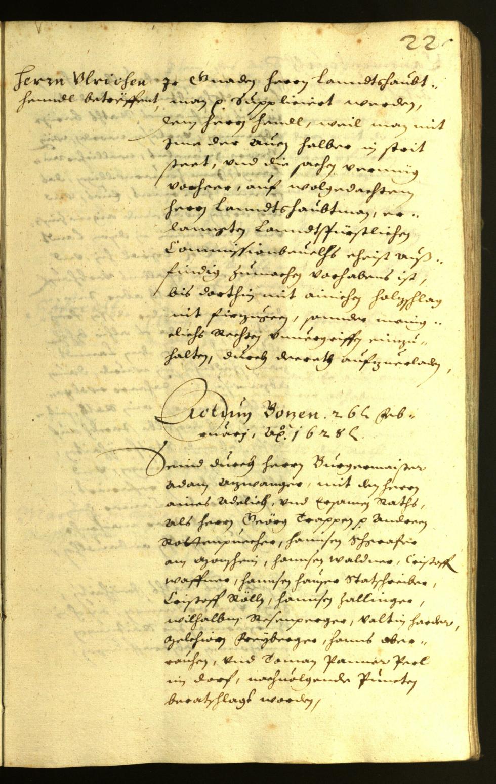 Civic Archives of Bozen-Bolzano - BOhisto Minutes of the council 1628 