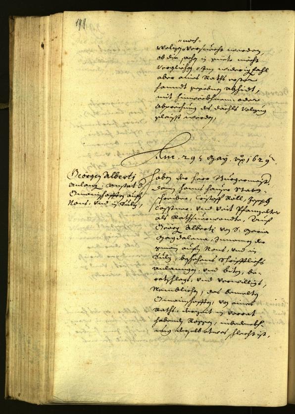 Civic Archives of Bozen-Bolzano - BOhisto Minutes of the council 1629 