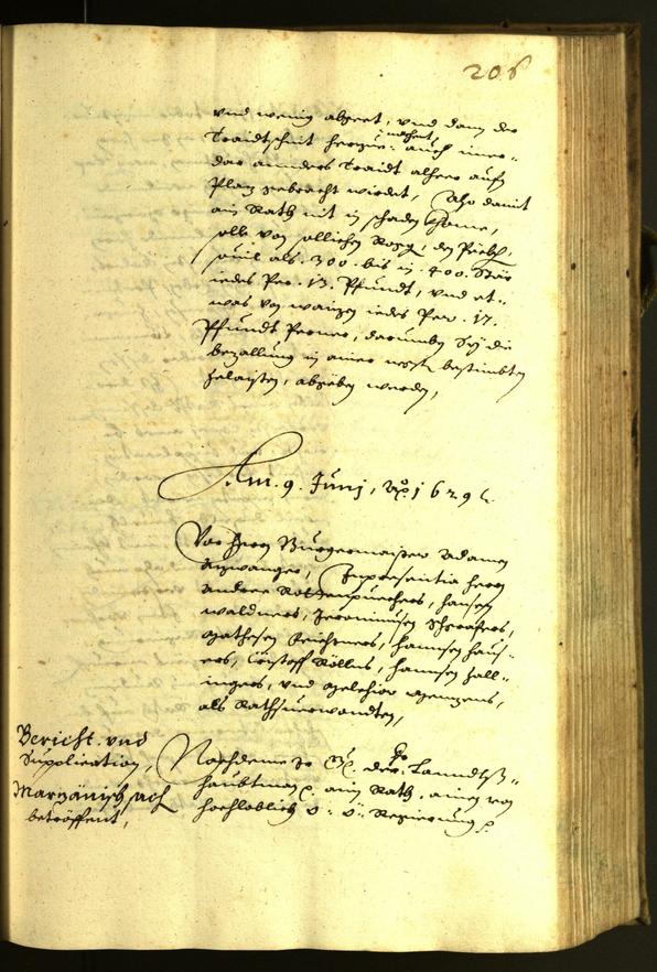 Civic Archives of Bozen-Bolzano - BOhisto Minutes of the council 1629 