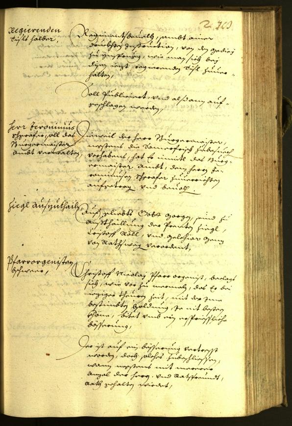 Civic Archives of Bozen-Bolzano - BOhisto Minutes of the council 1629 