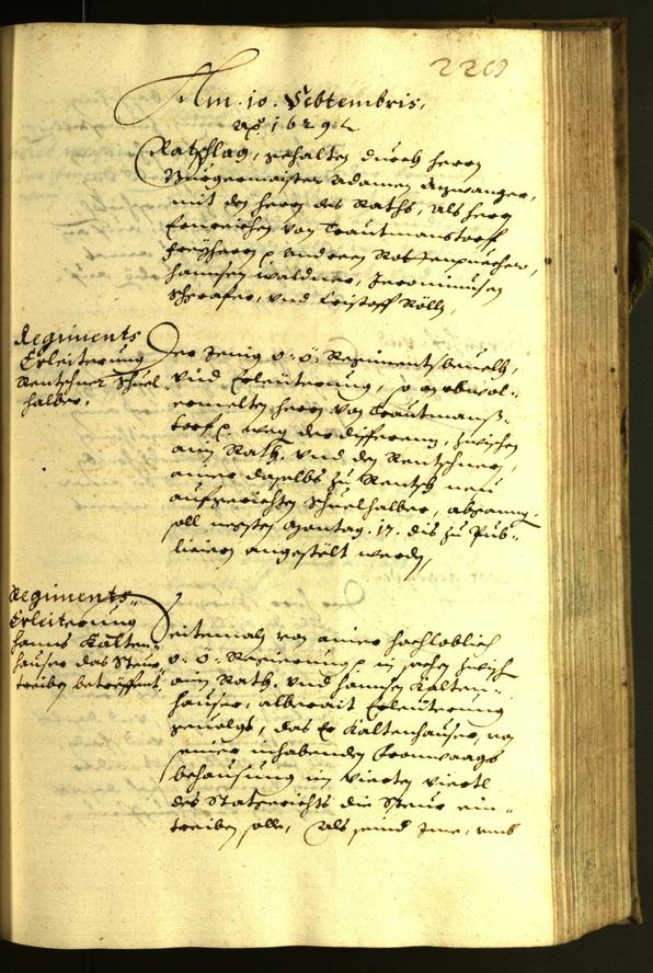 Civic Archives of Bozen-Bolzano - BOhisto Minutes of the council 1629 