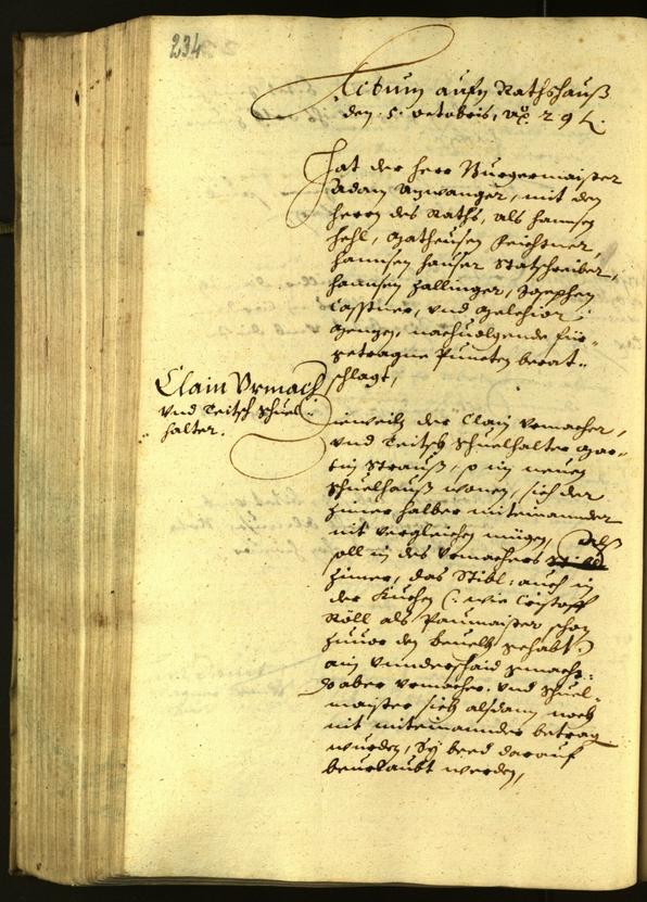 Civic Archives of Bozen-Bolzano - BOhisto Minutes of the council 1629 