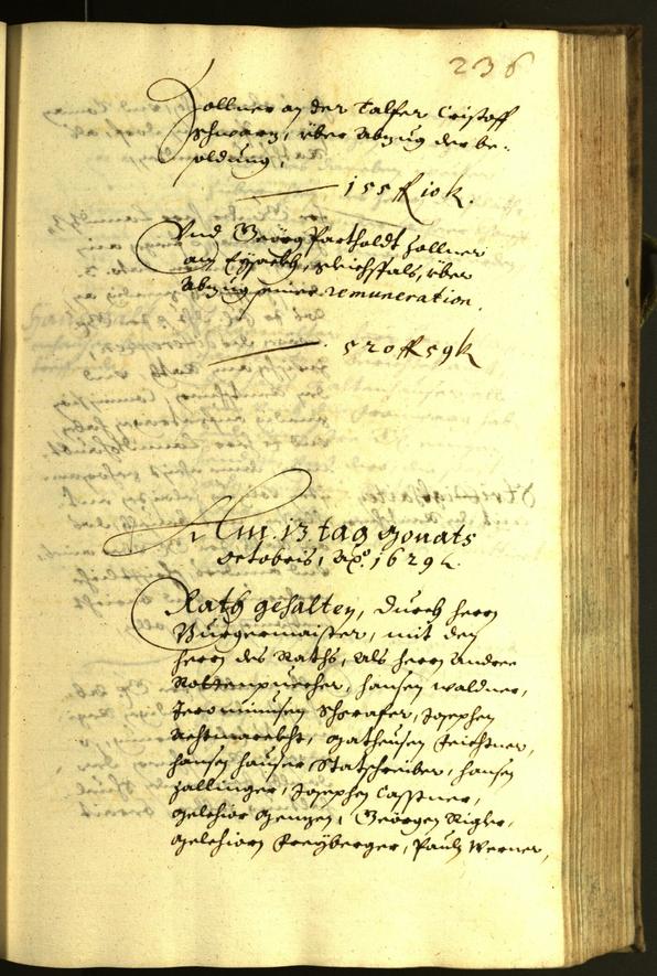 Civic Archives of Bozen-Bolzano - BOhisto Minutes of the council 1629 