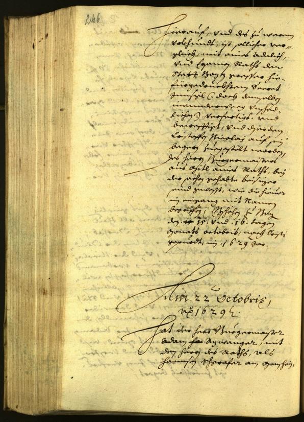 Stadtarchiv Bozen - BOhisto Ratsprotokoll 1629 