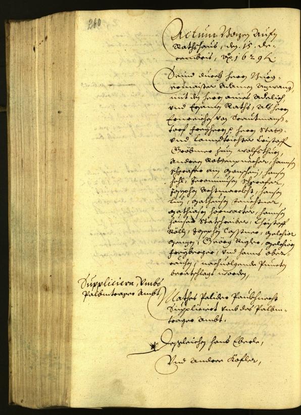 Civic Archives of Bozen-Bolzano - BOhisto Minutes of the council 1629 