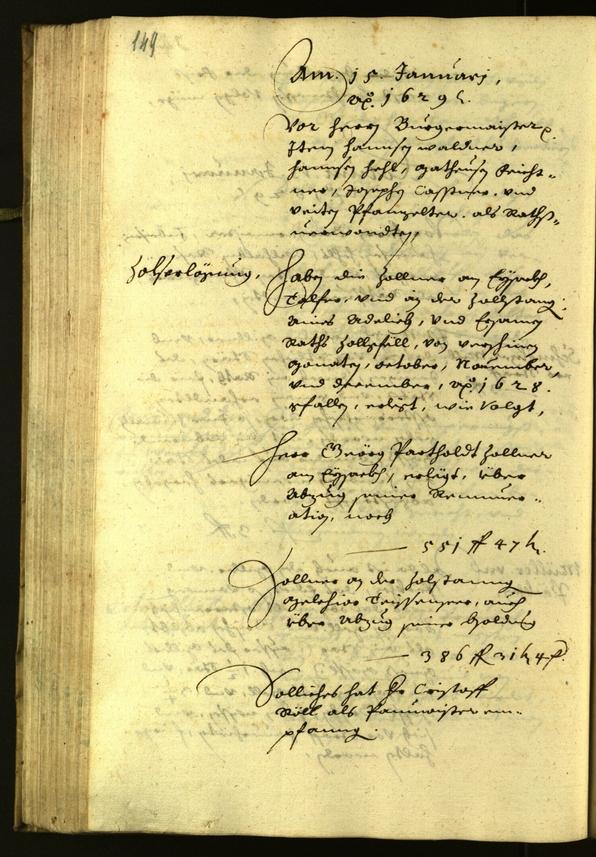 Civic Archives of Bozen-Bolzano - BOhisto Minutes of the council 1629 