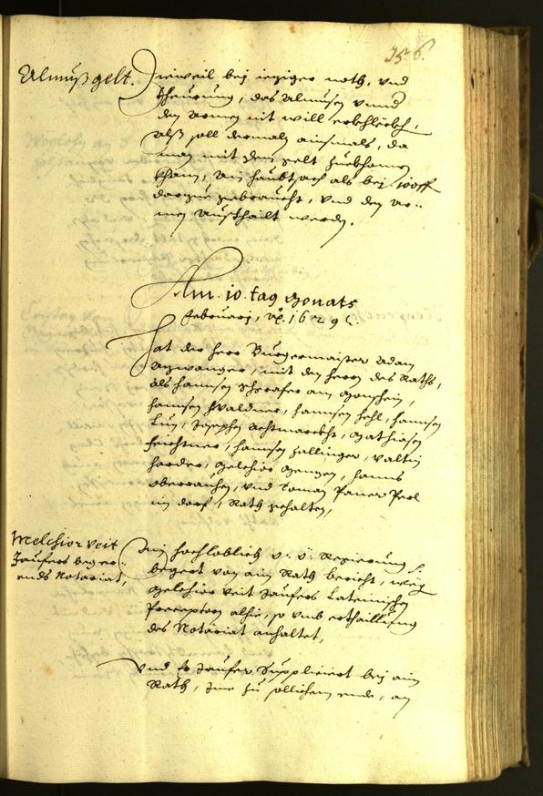 Civic Archives of Bozen-Bolzano - BOhisto Minutes of the council 1629 