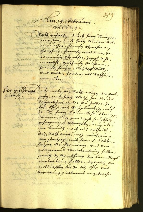 Civic Archives of Bozen-Bolzano - BOhisto Minutes of the council 1629 