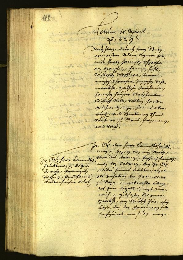 Civic Archives of Bozen-Bolzano - BOhisto Minutes of the council 1629 