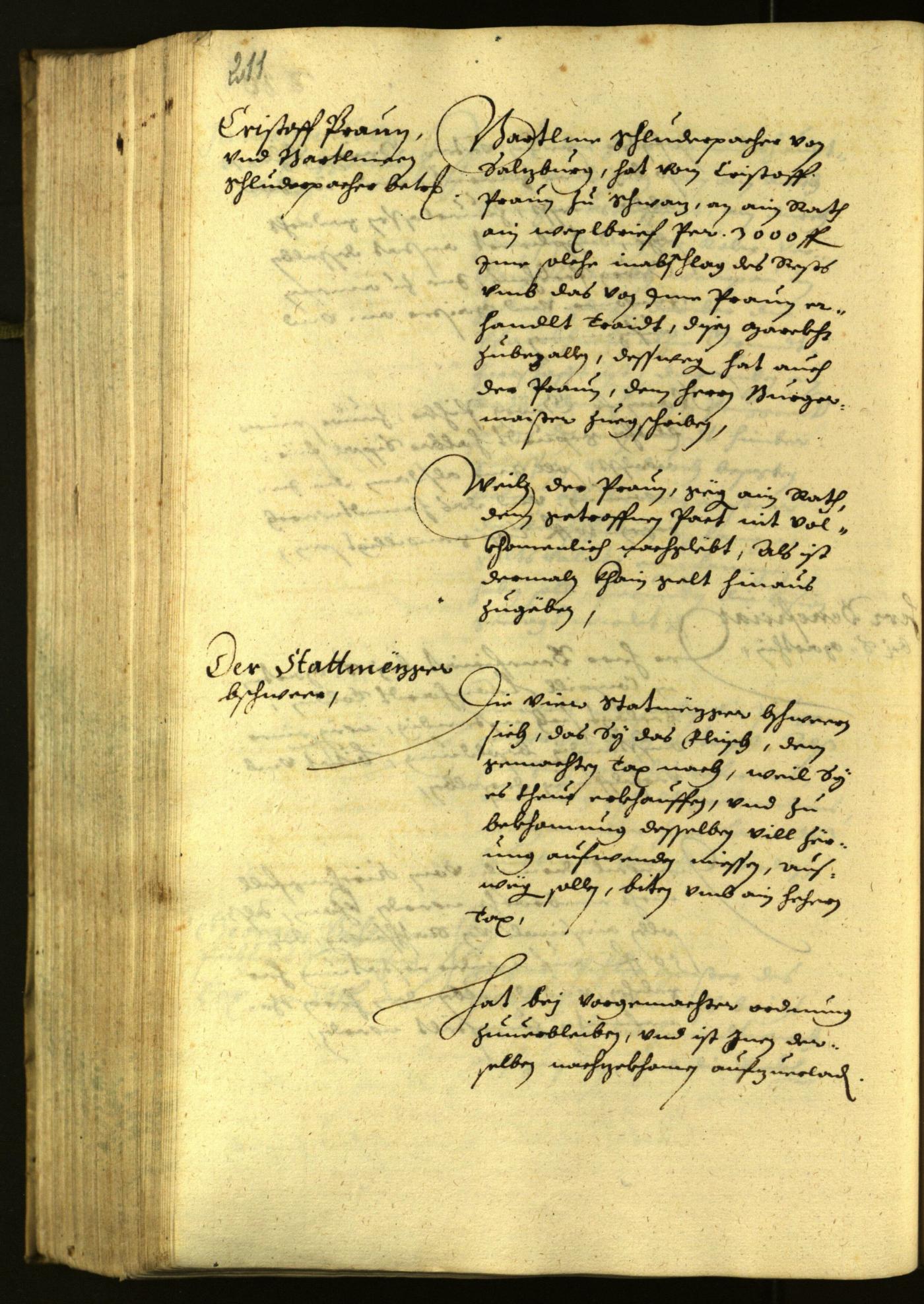 Civic Archives of Bozen-Bolzano - BOhisto Minutes of the council 1629 