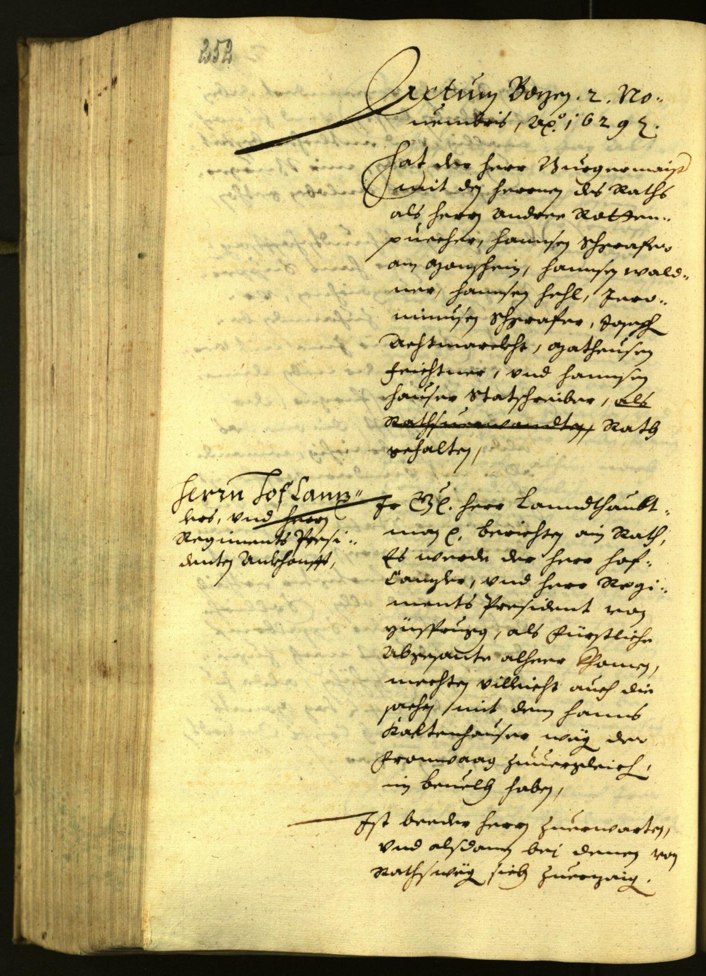 Civic Archives of Bozen-Bolzano - BOhisto Minutes of the council 1629 