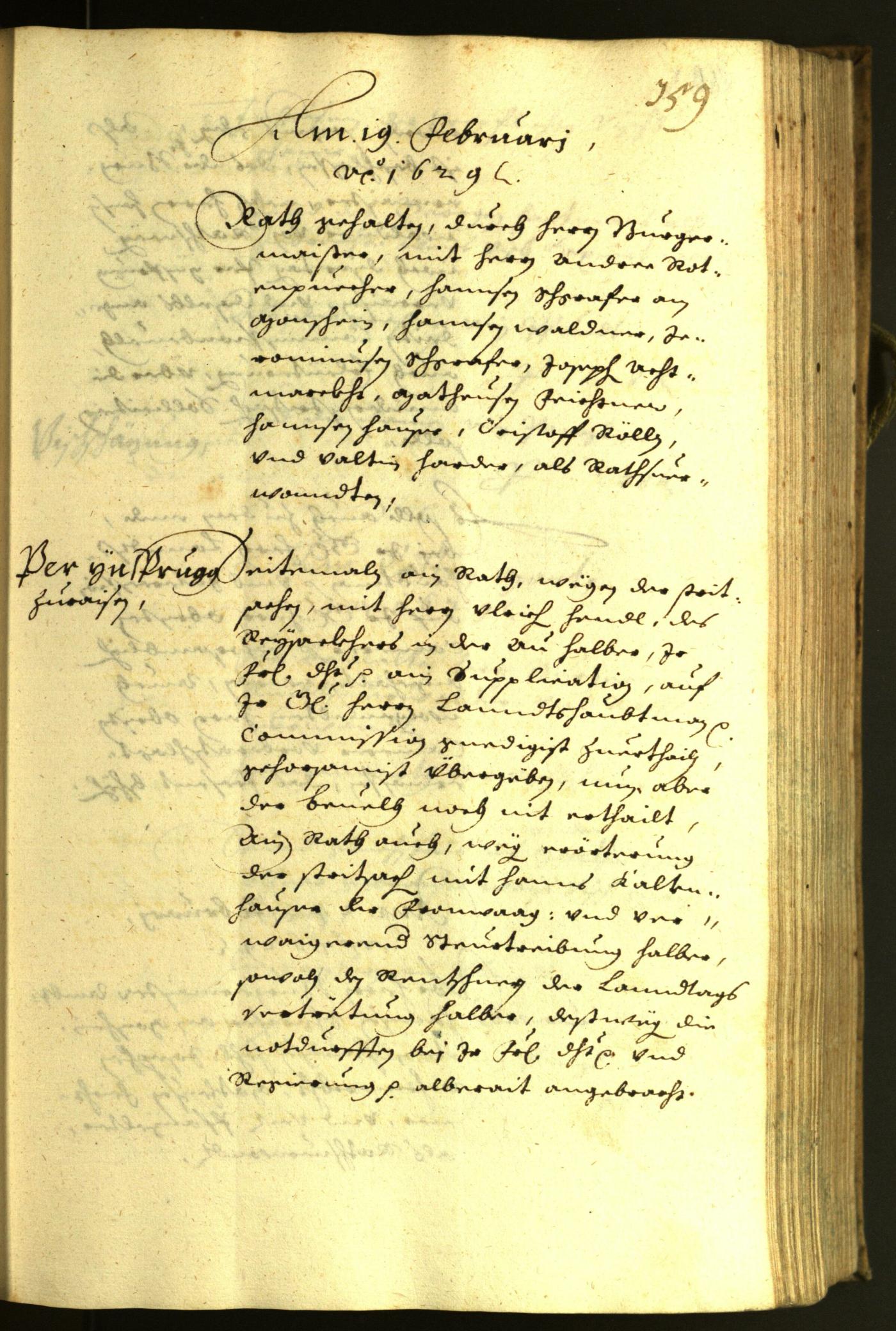 Civic Archives of Bozen-Bolzano - BOhisto Minutes of the council 1629 