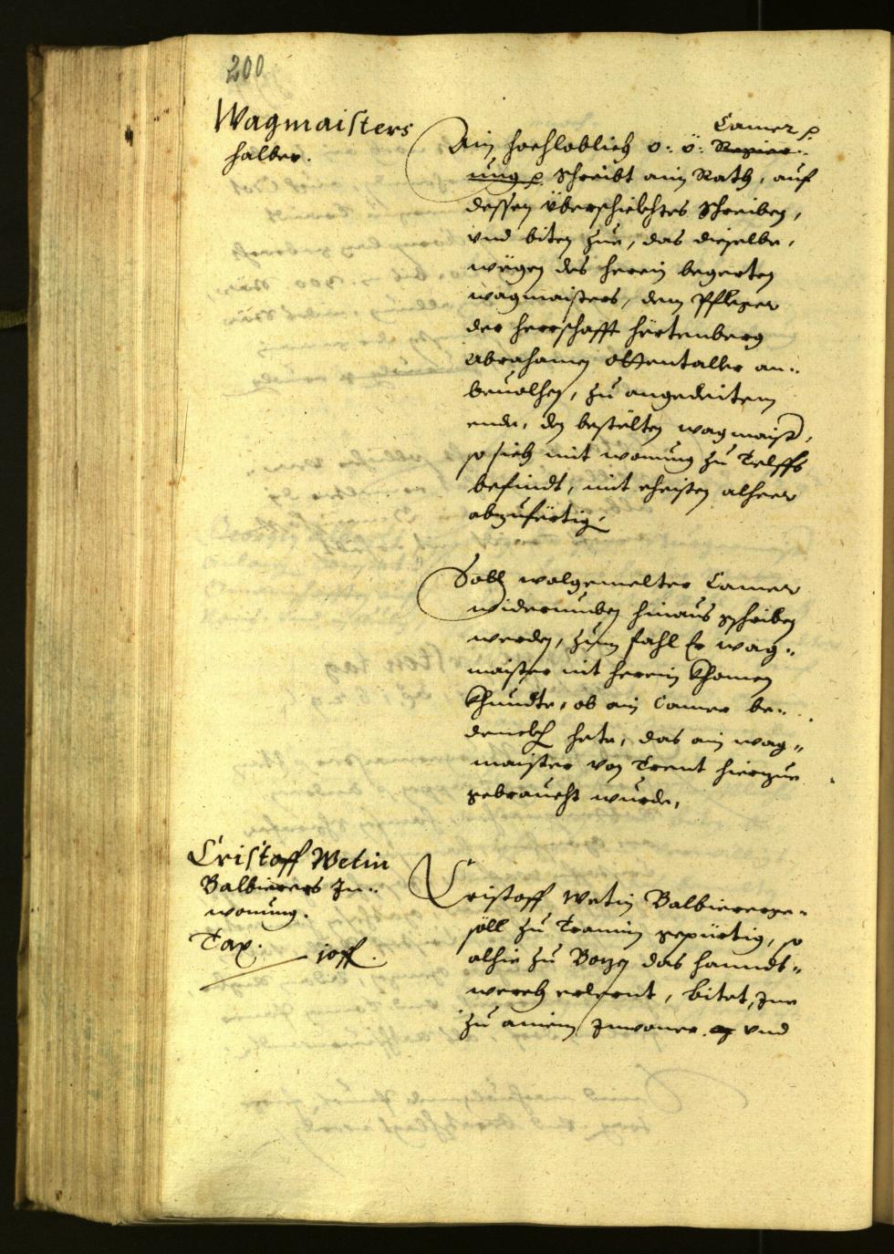 Civic Archives of Bozen-Bolzano - BOhisto Minutes of the council 1629 