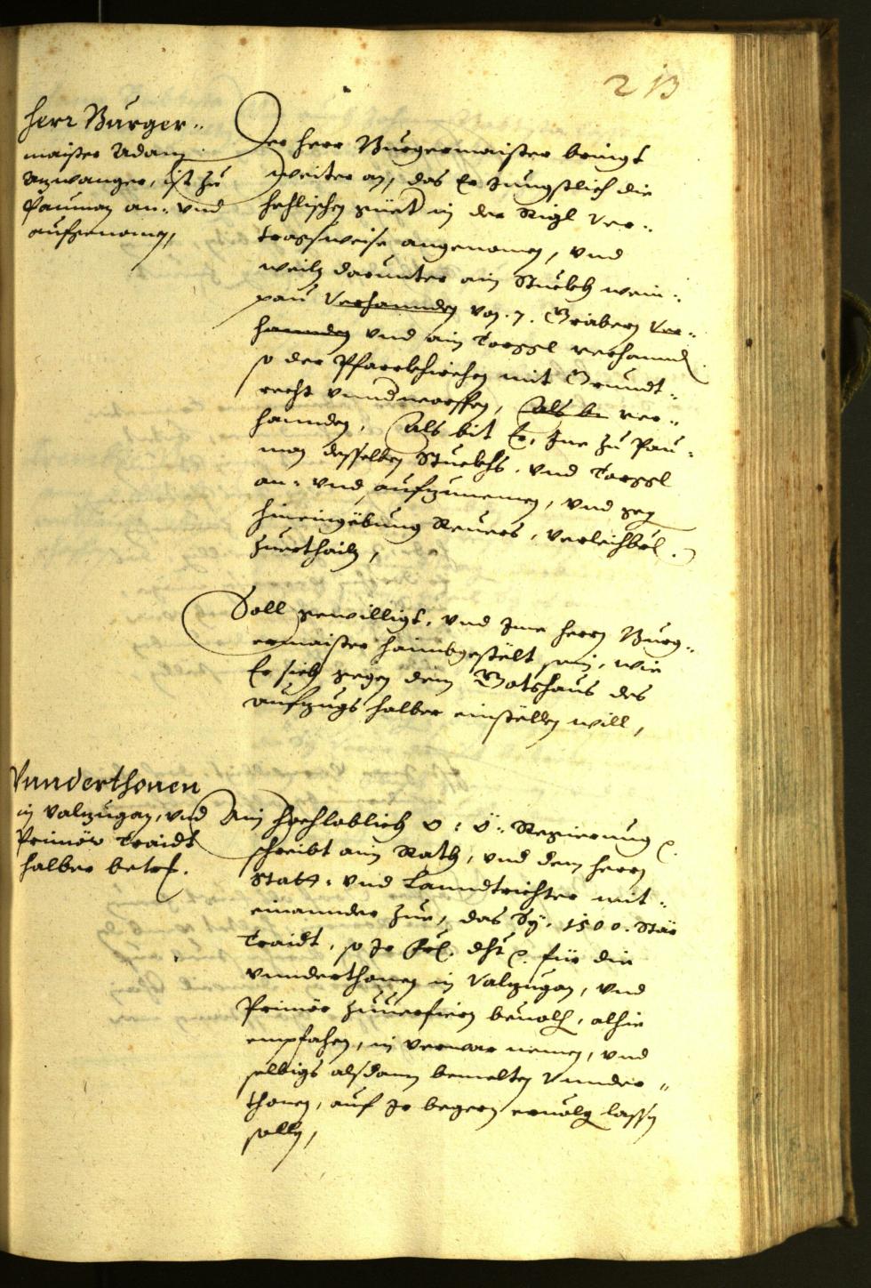 Civic Archives of Bozen-Bolzano - BOhisto Minutes of the council 1629 