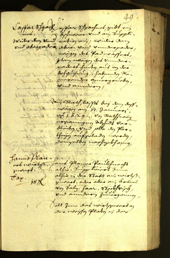 Civic Archives of Bozen-Bolzano - BOhisto Minutes of the council 1630 