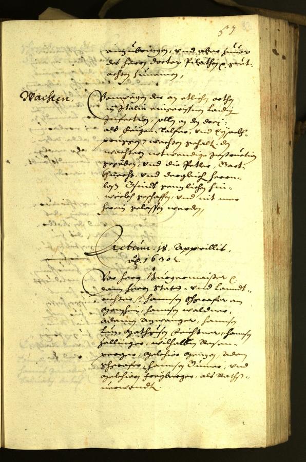 Civic Archives of Bozen-Bolzano - BOhisto Minutes of the council 1630 