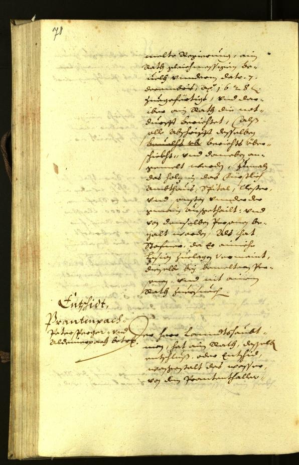 Civic Archives of Bozen-Bolzano - BOhisto Minutes of the council 1630 