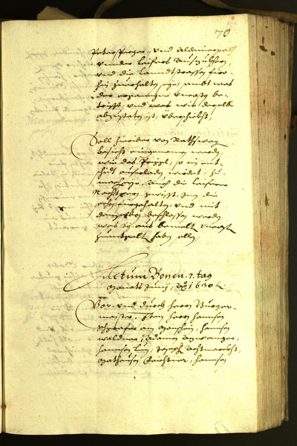 Civic Archives of Bozen-Bolzano - BOhisto Minutes of the council 1630 