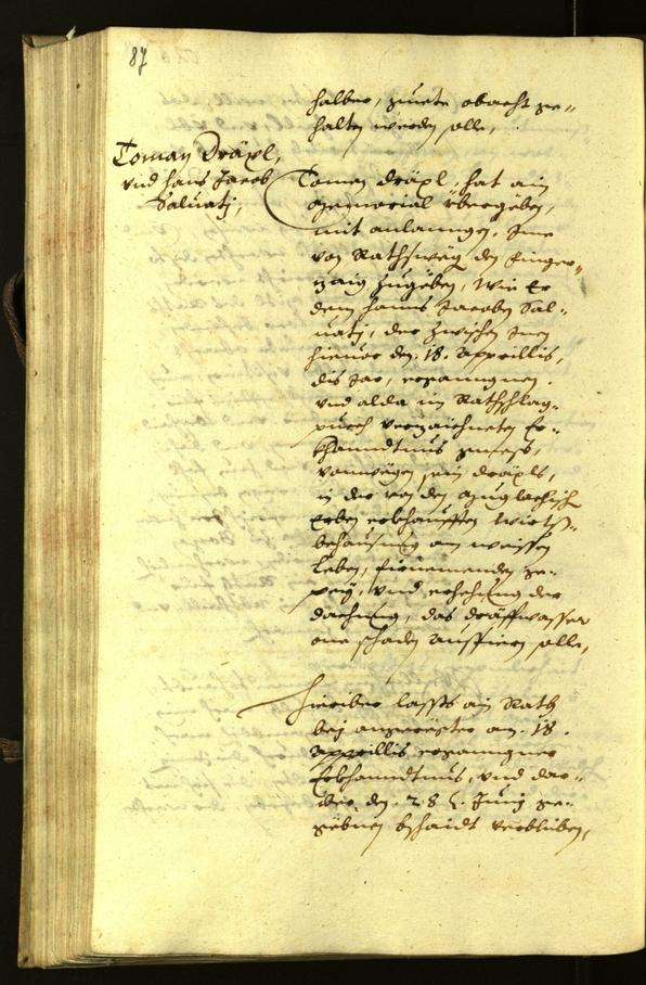 Civic Archives of Bozen-Bolzano - BOhisto Minutes of the council 1630 