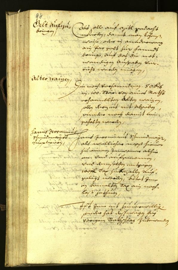 Civic Archives of Bozen-Bolzano - BOhisto Minutes of the council 1630 