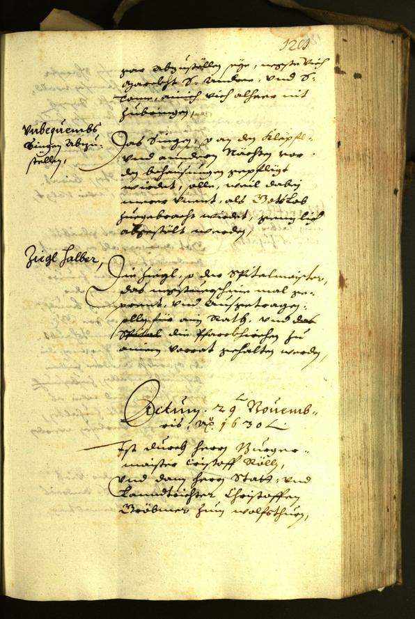 Civic Archives of Bozen-Bolzano - BOhisto Minutes of the council 1630 