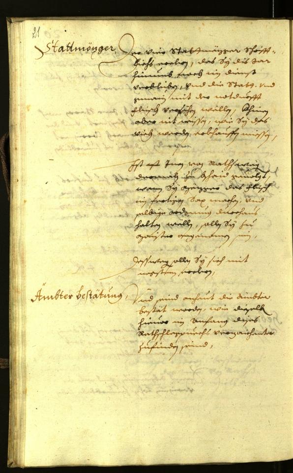 Civic Archives of Bozen-Bolzano - BOhisto Minutes of the council 1630 