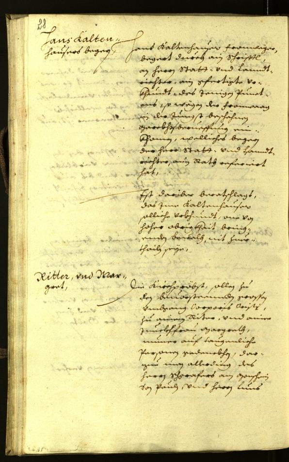 Civic Archives of Bozen-Bolzano - BOhisto Minutes of the council 1630 