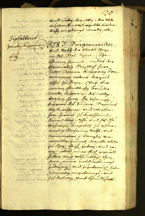 Archivio Storico della Città di Bolzano - BOhisto protocollo consiliare 1630 