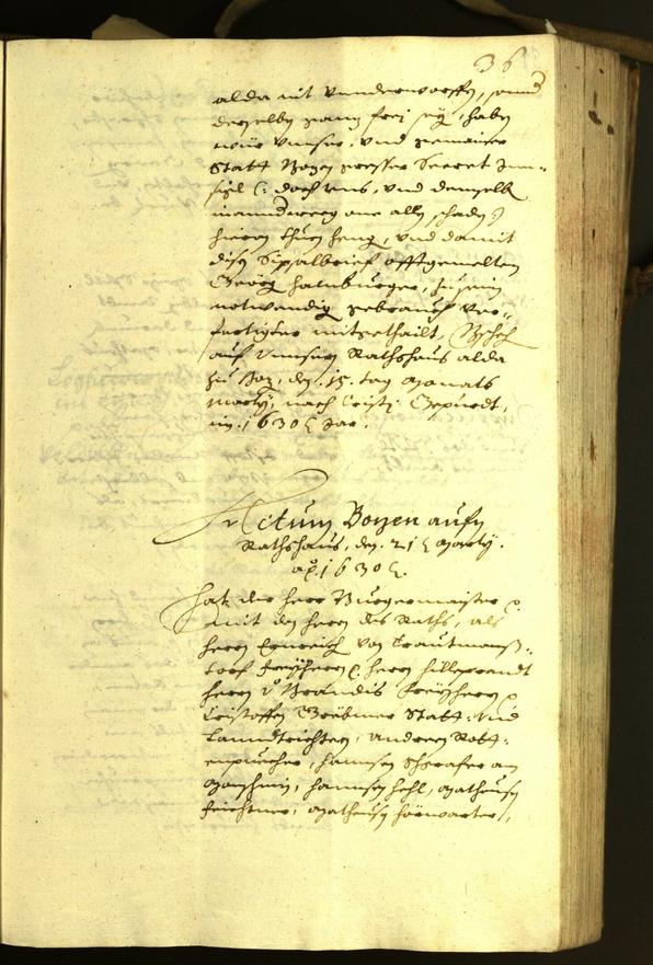 Civic Archives of Bozen-Bolzano - BOhisto Minutes of the council 1630 