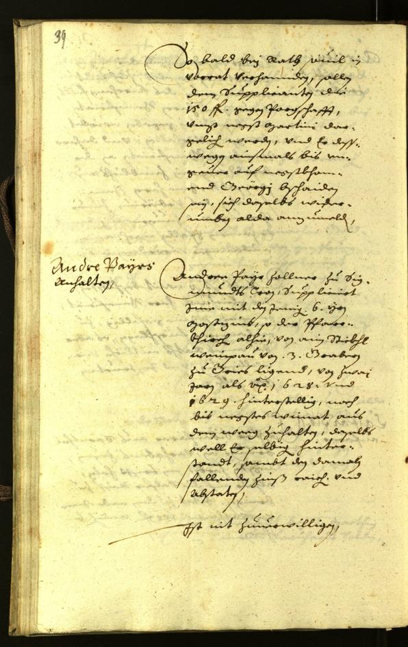 Civic Archives of Bozen-Bolzano - BOhisto Minutes of the council 1630 