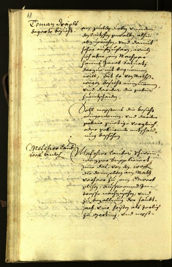 Civic Archives of Bozen-Bolzano - BOhisto Minutes of the council 1630 