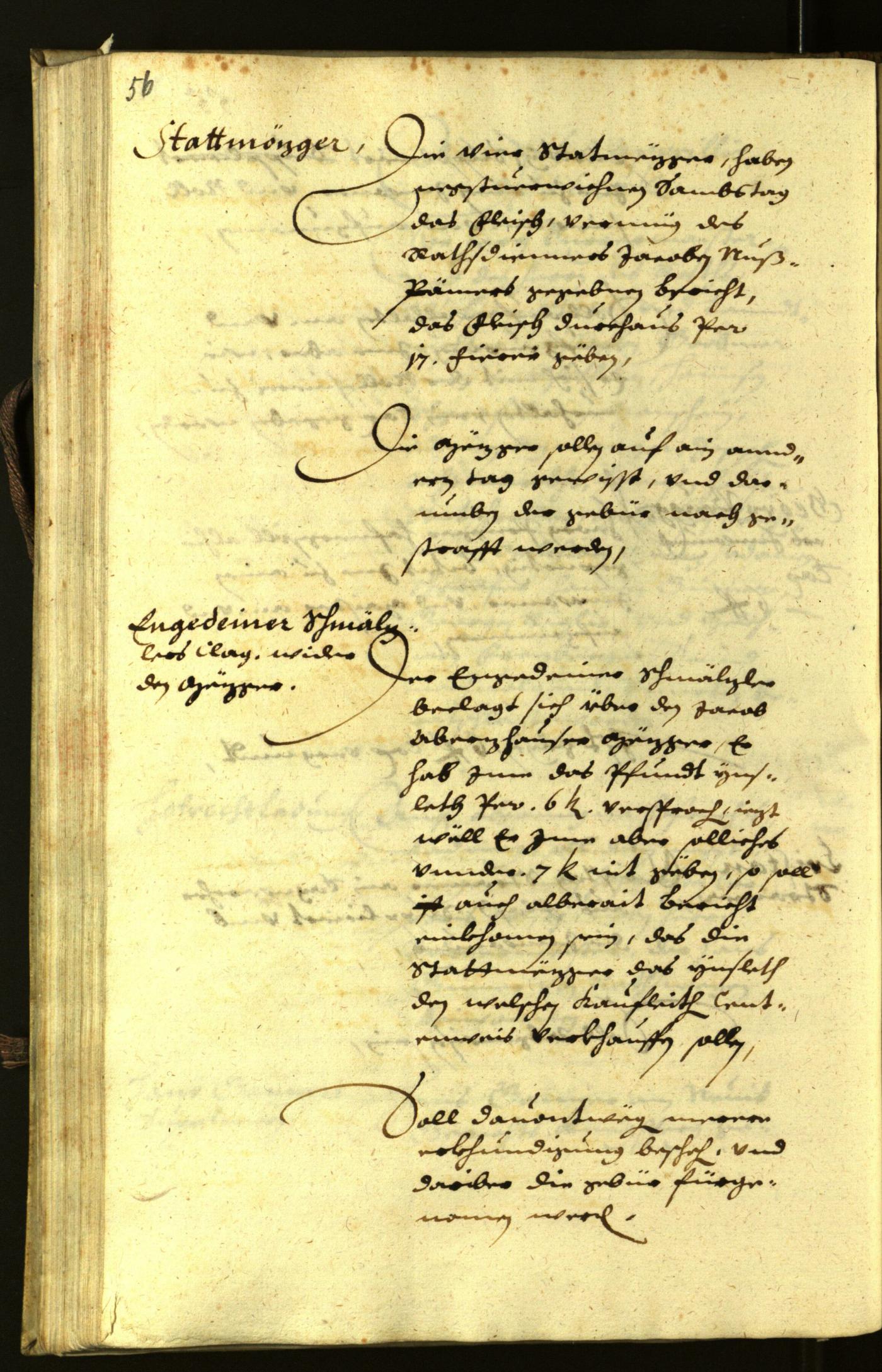 Civic Archives of Bozen-Bolzano - BOhisto Minutes of the council 1630 