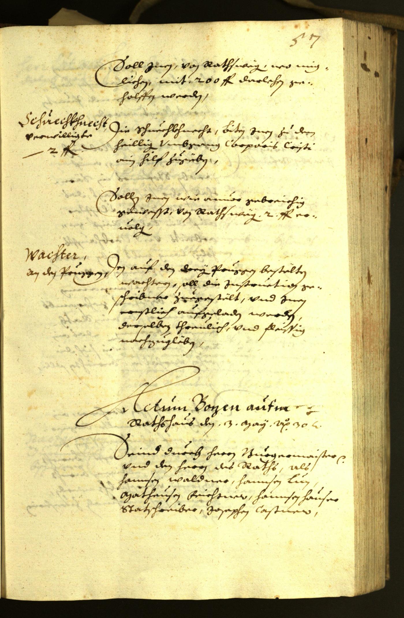 Civic Archives of Bozen-Bolzano - BOhisto Minutes of the council 1630 