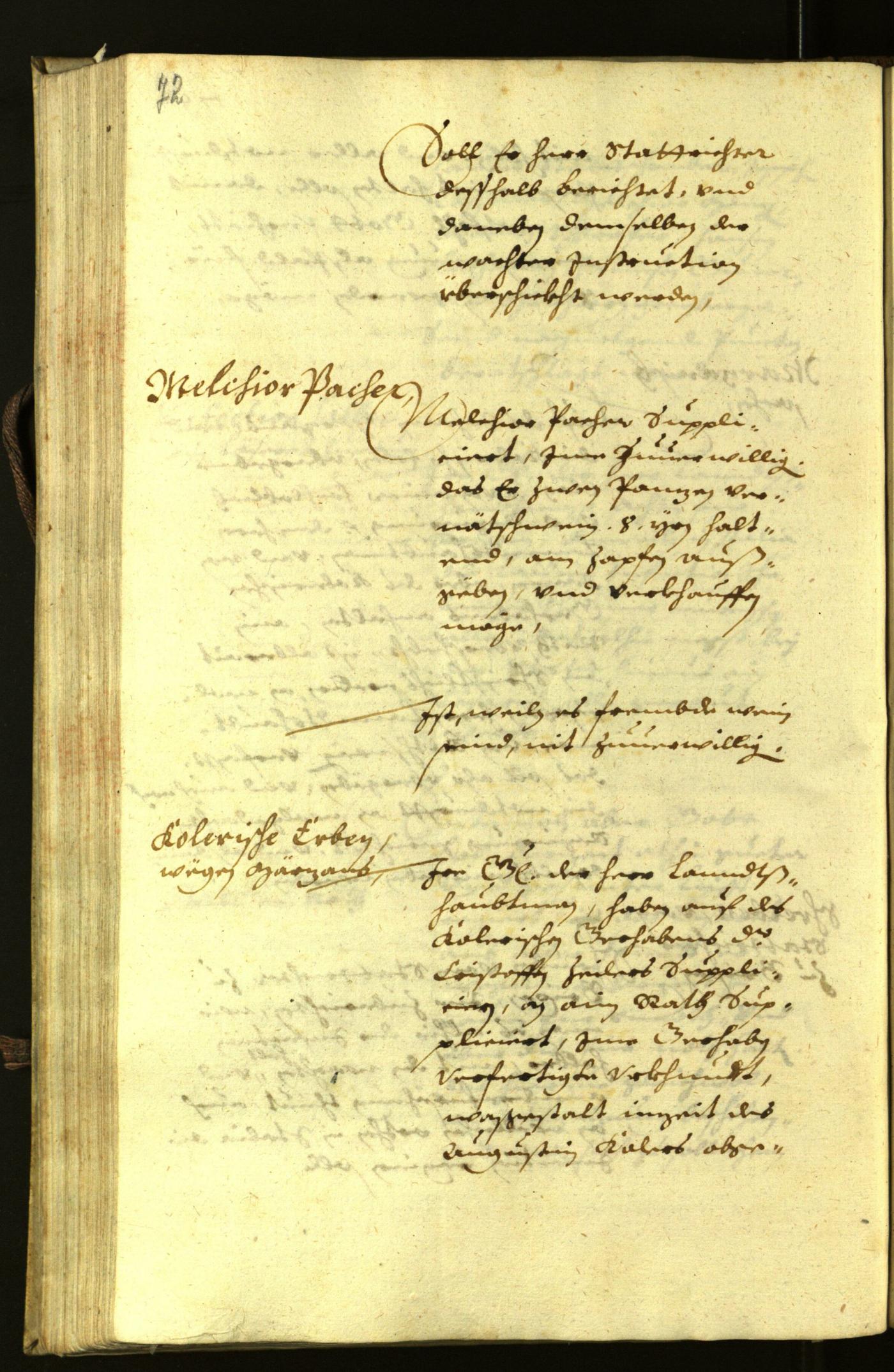 Stadtarchiv Bozen - BOhisto Ratsprotokoll 1630 