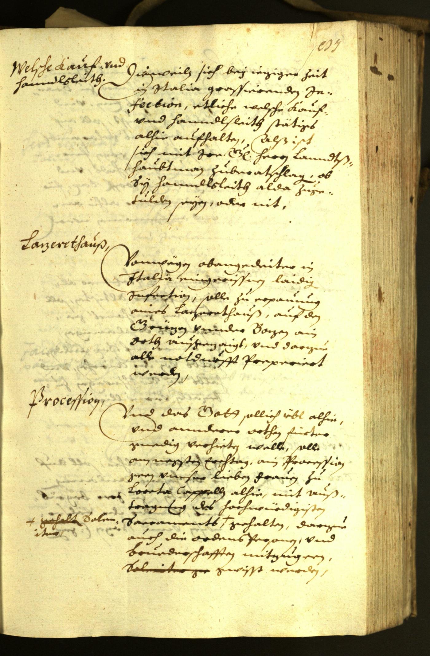 Stadtarchiv Bozen - BOhisto Ratsprotokoll 1630 