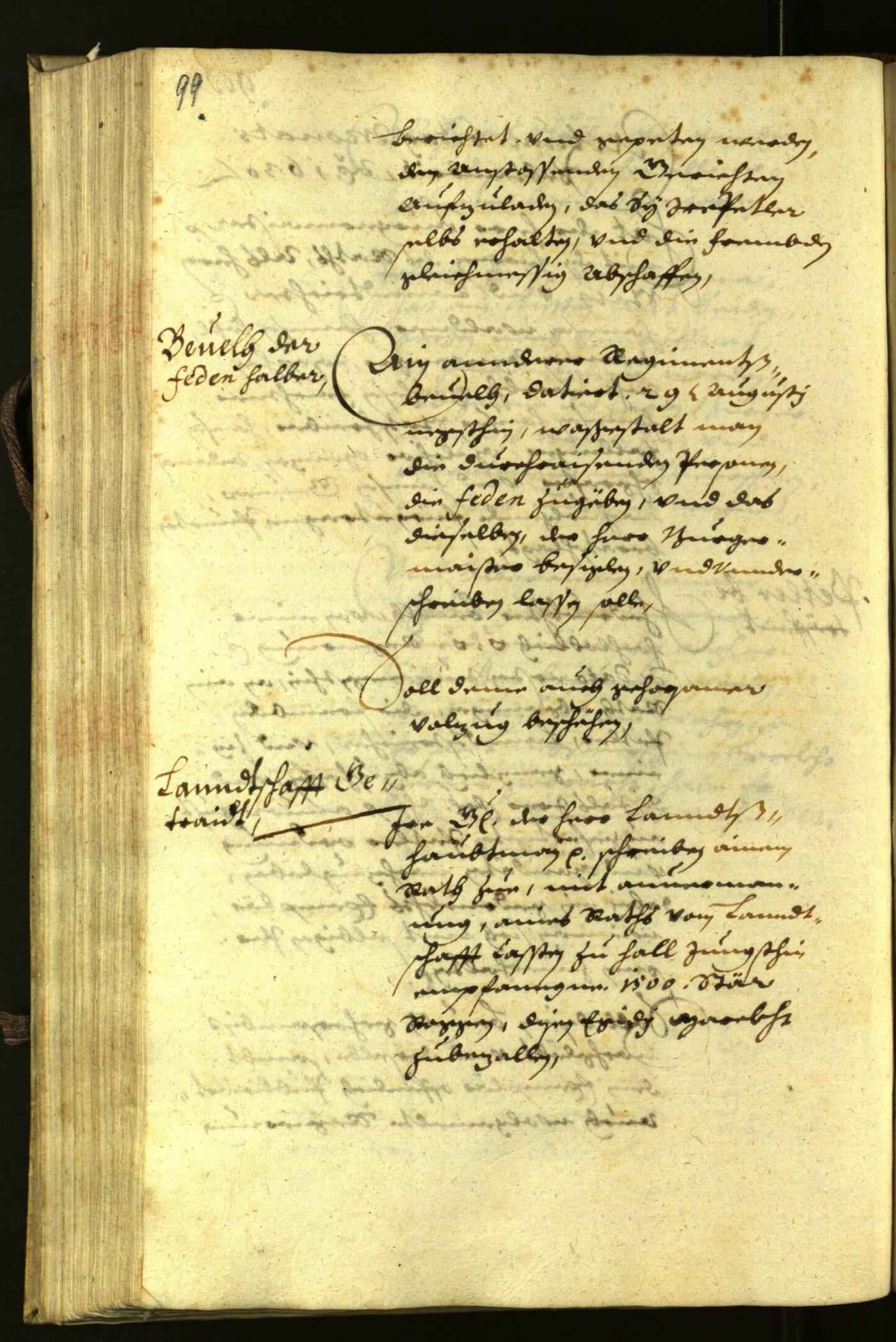 Stadtarchiv Bozen - BOhisto Ratsprotokoll 1630 