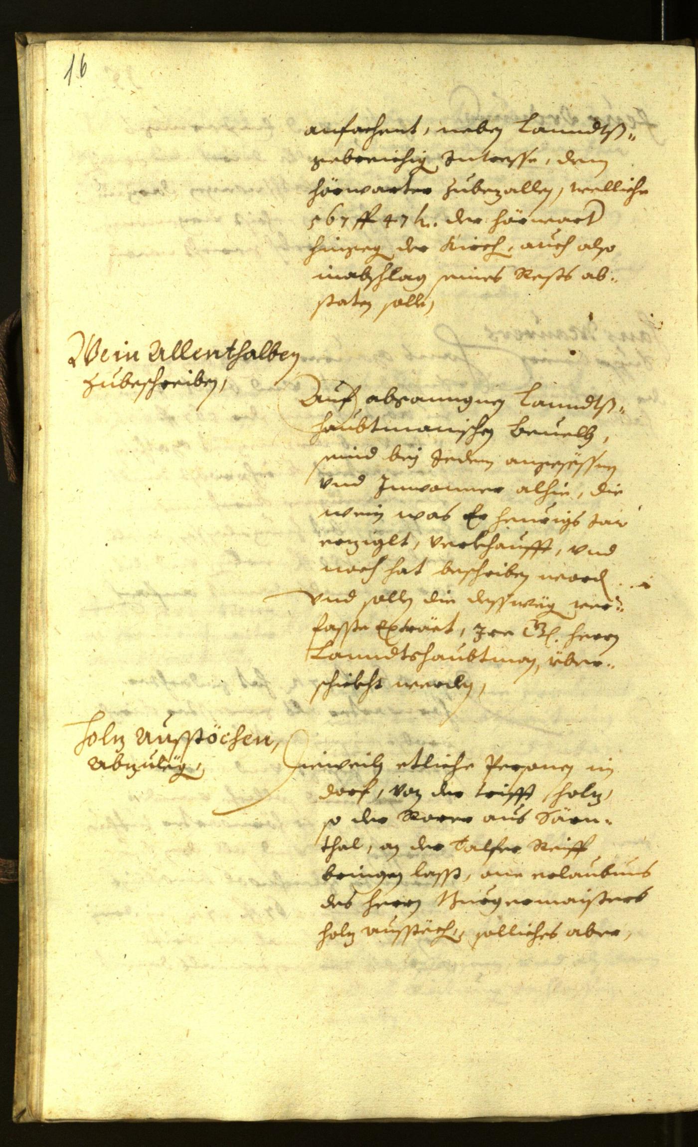 Civic Archives of Bozen-Bolzano - BOhisto Minutes of the council 1630 