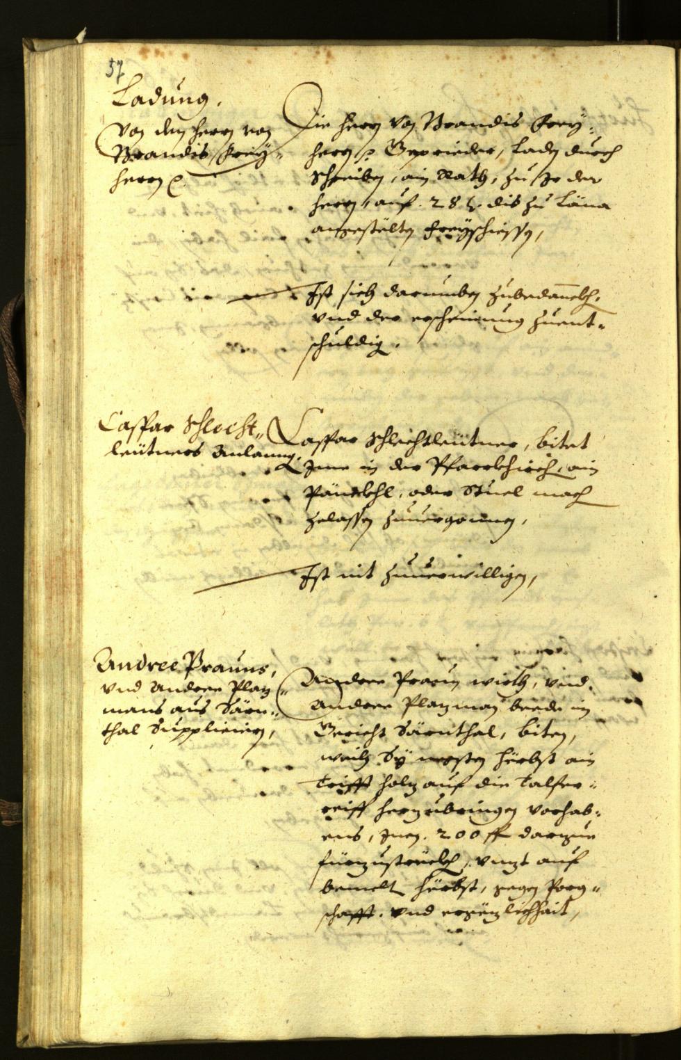 Stadtarchiv Bozen - BOhisto Ratsprotokoll 1630 