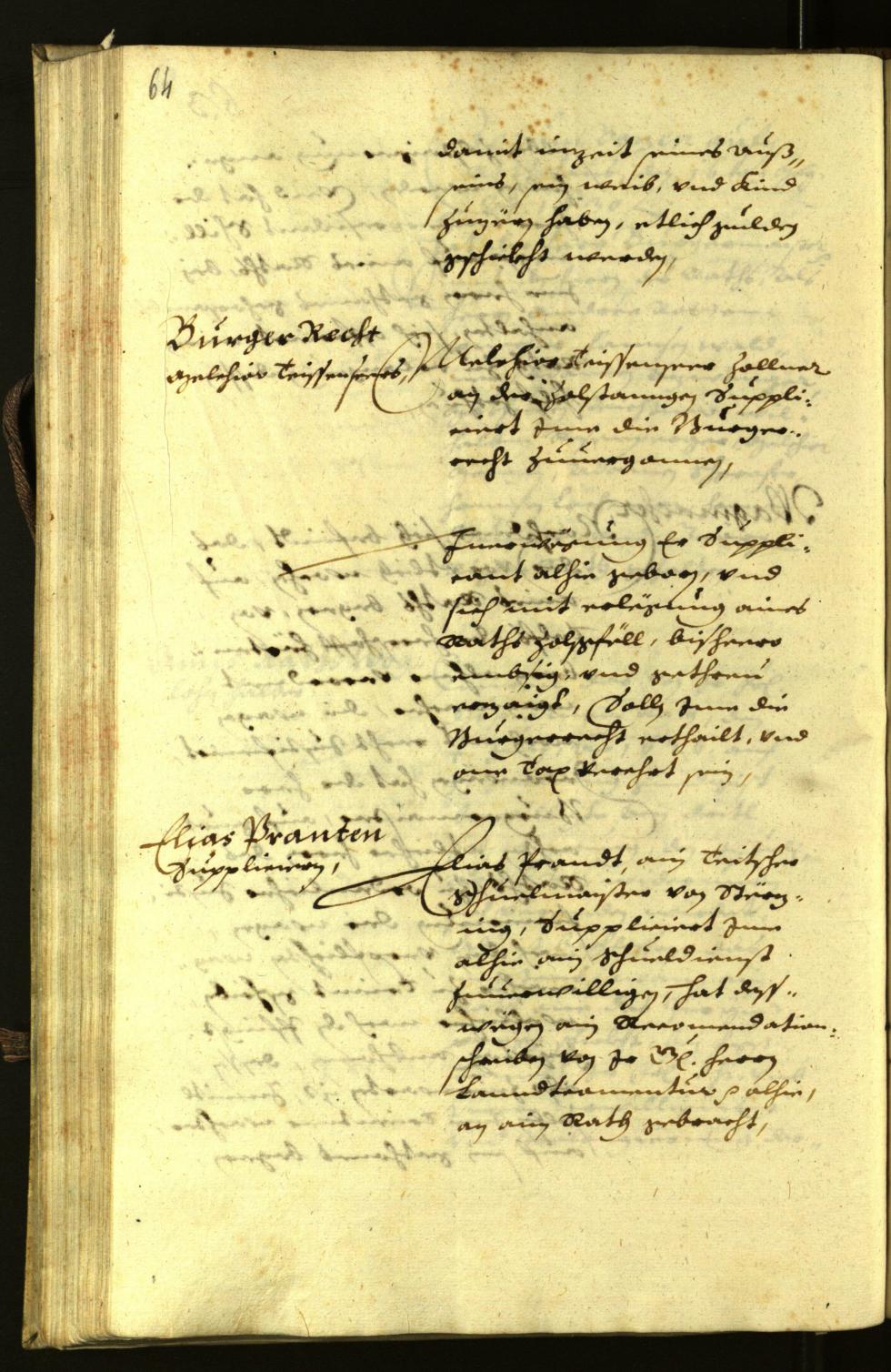 Archivio Storico della Città di Bolzano - BOhisto protocollo consiliare 1630 