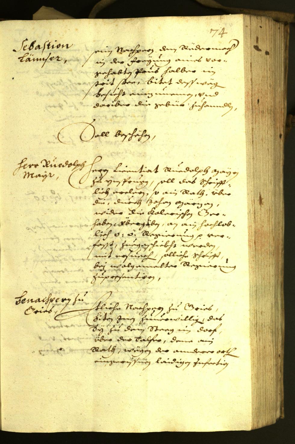 Civic Archives of Bozen-Bolzano - BOhisto Minutes of the council 1630 