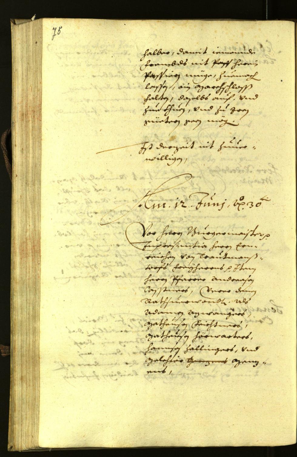 Civic Archives of Bozen-Bolzano - BOhisto Minutes of the council 1630 