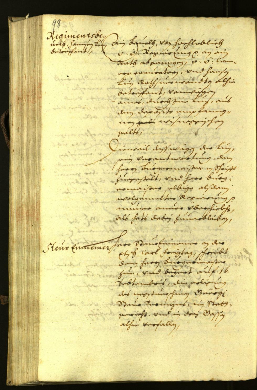 Civic Archives of Bozen-Bolzano - BOhisto Minutes of the council 1630 