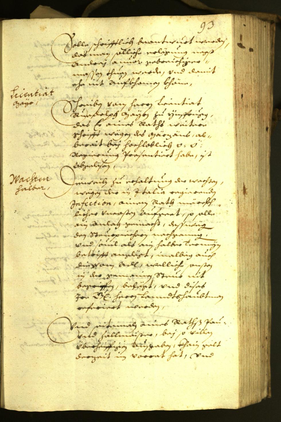 Civic Archives of Bozen-Bolzano - BOhisto Minutes of the council 1630 