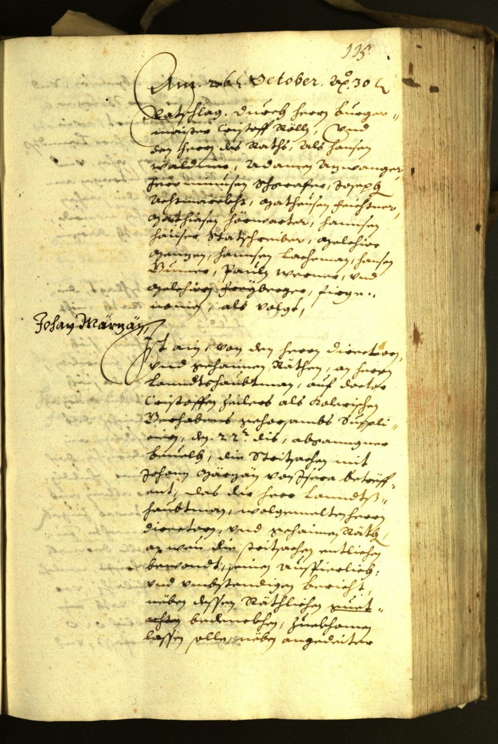 Civic Archives of Bozen-Bolzano - BOhisto Minutes of the council 1630 