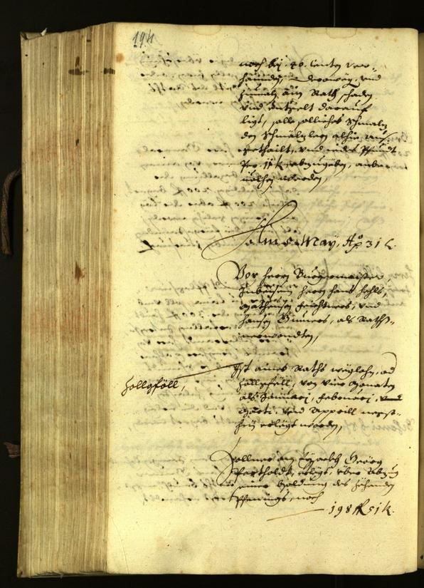 Archivio Storico della Città di Bolzano - BOhisto protocollo consiliare 1631 