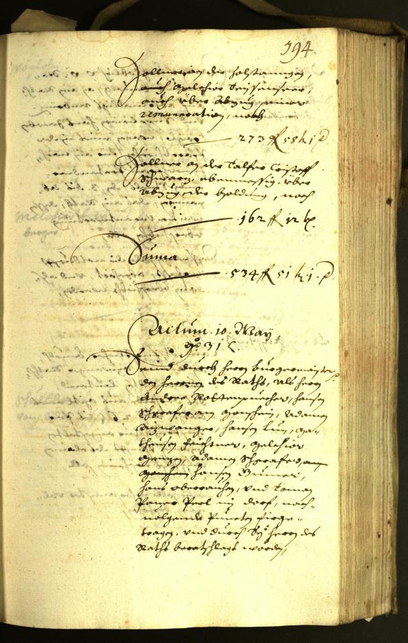 Archivio Storico della Città di Bolzano - BOhisto protocollo consiliare 1631 