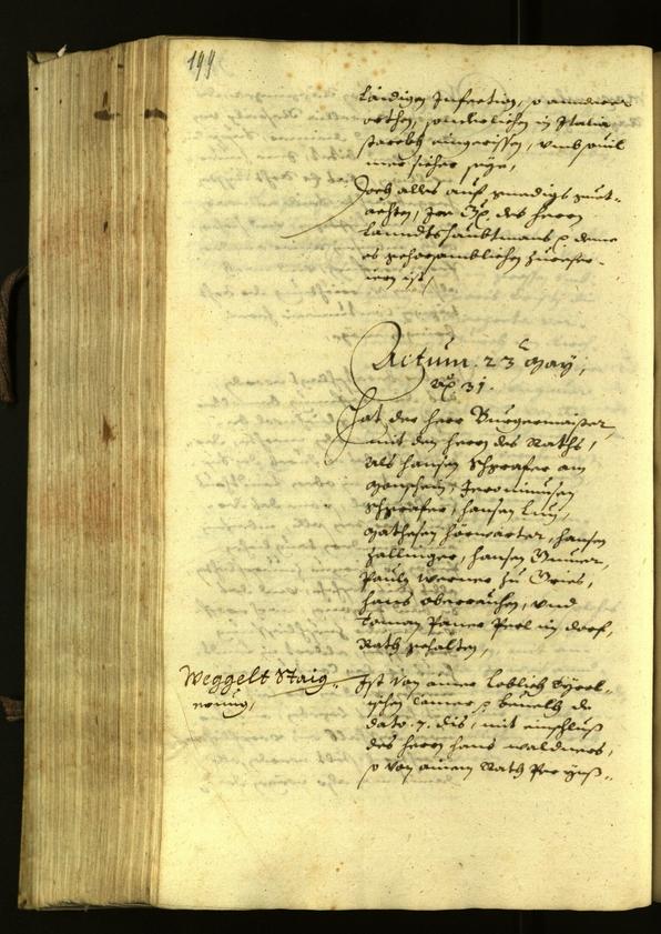 Archivio Storico della Città di Bolzano - BOhisto protocollo consiliare 1631 